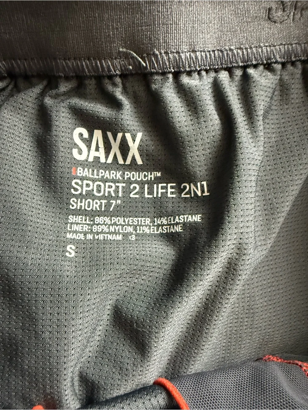 SAXX • Men’s Sport 2 life 2N1 short 7” ballpark pouch - Small olive green